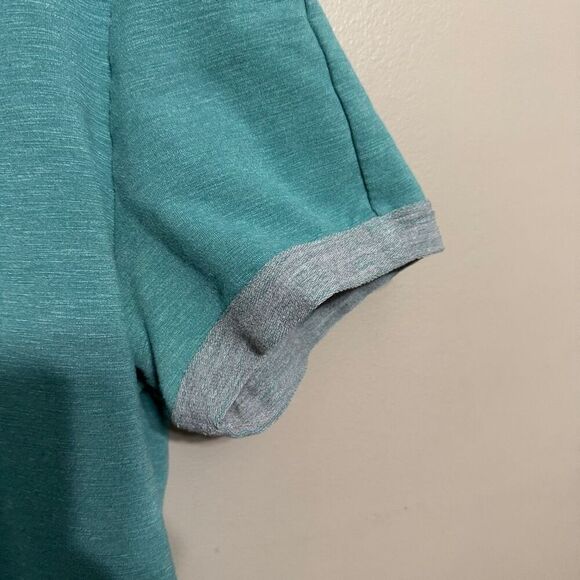 Lululemon Roll Out Crew Short Sleeve teal size large - Picture 5 of 6